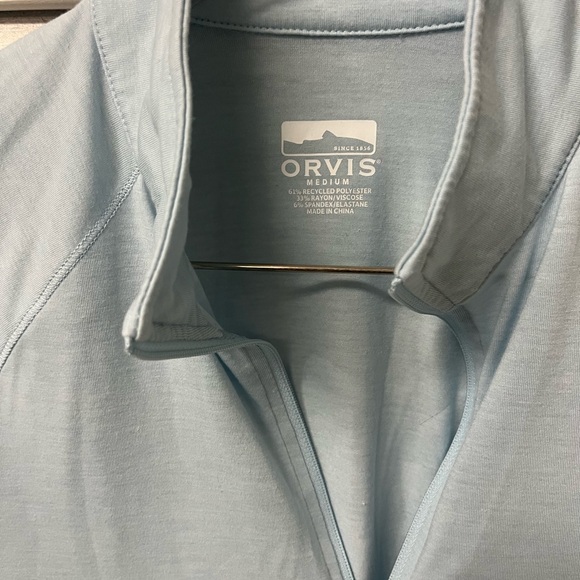 Orvis Women's Light Blue Long Sleeve Top - Picture 3 of 8